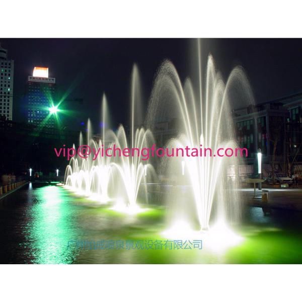 Fountain Spray Heads With Small Base Fixed Blossom 3 Layer Water Fountain For Landscape