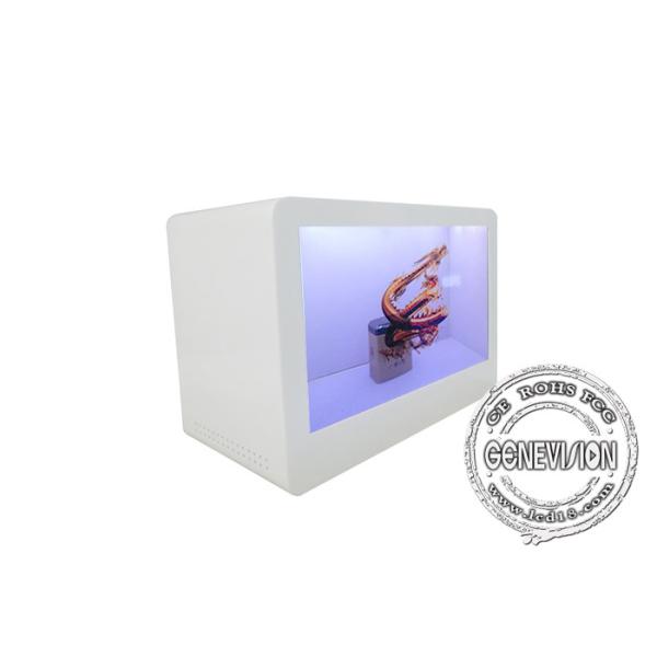 32" Magical Industrial Transparent Lcd Showcase SD card update Advertising Box