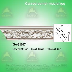 China Home decorative material Polyurethane carved panel moulding on sale