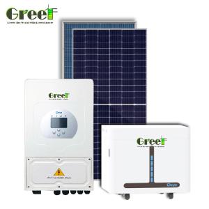 LCD Display 5kW PV Solar System 5000W Load Power Hybrid Solar System with Remote