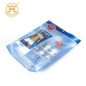 50 Microns Clothing Clear Plastic Zip Lock Pouches Mylar Packaging Stand Up Bags