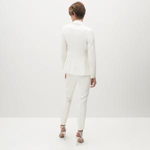 38% Poly Womens White Pants Suits Dressy 19% Rayon