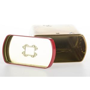 Metal Oval Tea storage Container Tin Box