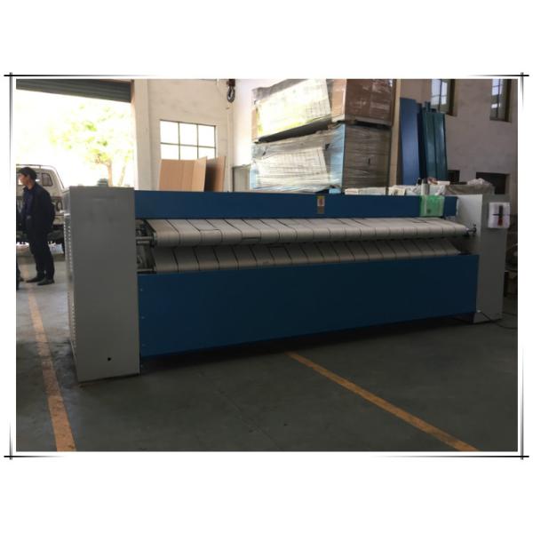 Steam / Electric Heated Laundry Flatwork Ironer , Industrial Roller Iron For Sheets
