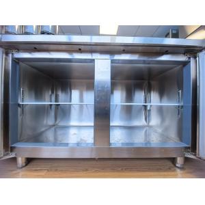 Air Cooled Slotted Workbench Refrigerator 120L Beverage