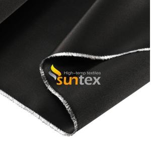 High Silica Fiberglass Fabric Coated Silicone / PU / Acrylic / Vermiculite Heat