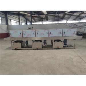 Poultry Plastic Basket Washer Machine High Pressure Spray Sterilization