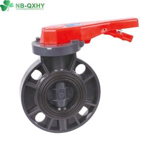 Plastic PVC Ball Valve Flanged Water UPVC CPVC Butterfly Valve for Customized
