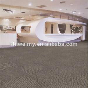 Quality Standard 500 x 500mm charcoal grey polypropylene carpet tiles for sale