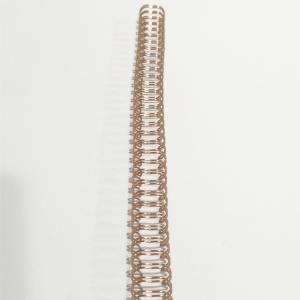 Rose Gold 7/16 Inch Double Wire 23 Loops Binding Coil Spiral Wires For Book