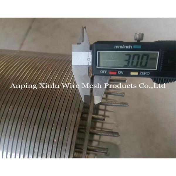 Galvanized 2.5x4mm Welded Profile Vee Wire Screen Tube for Water Treatment and Industrial Filtering Applications