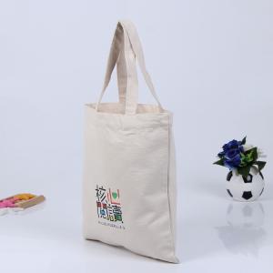 High quality custom logo printed cotton calico grocery bag