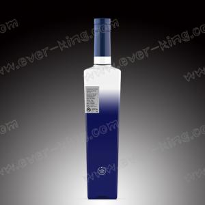 Customed Rubber Stopper 500mL 750mL Vodka Glass Bottle