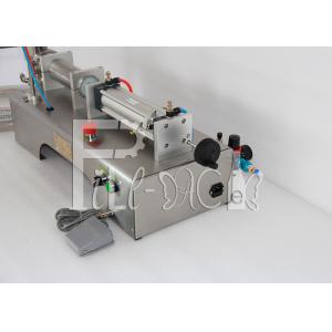 25bpm Pneumatic Paste Filling Machine Mineral Water Filling Machine With Foot