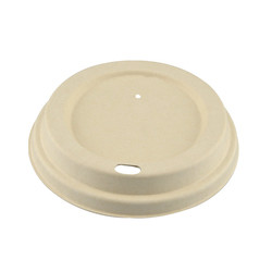 Biodegradable 80mm 90mm Sugarcane Bagasse Cups And Lids