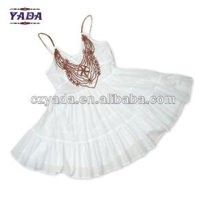 Summer white v-neck sexy skirt China woman ladies dress fat women dresses with