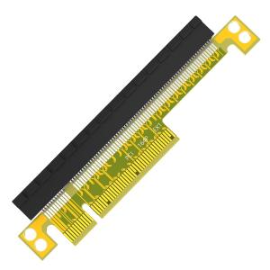PCI Express 8X to 16X Riser Card 107mm Black PCB