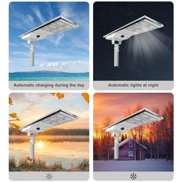 Intelligent Outdoor Solar Street Lamps 45W 36W 12W Solar Street Pole Light