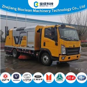 Strong Power 8ton Street Cleaner Truck Road Sweeping Vehicle ZBJ5087TSLF