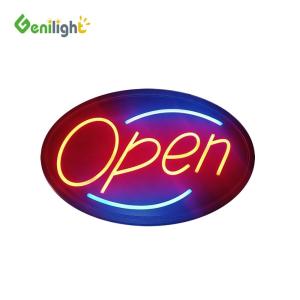 Animated Neon LED Sign Board with Remote Control Oval Shape 56*33 cm Screen