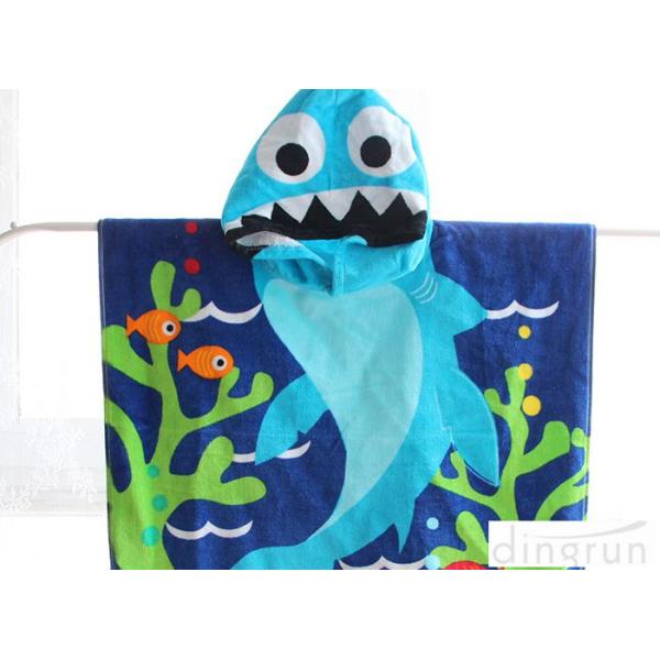 Buy Different Style Boys Towel Poncho , Kids Swimming Towels With Hoods  at wholesale prices