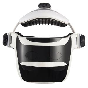 Adjustable Modes And Intensities Brain Massager Helmet Black ROHS