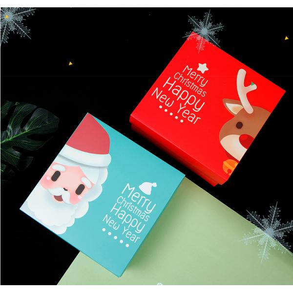 Economic Wholesale Customized Printing Paperboard China Christmas gift box with lid
