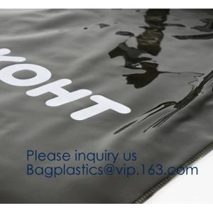 Personalized Custom Logo Reusable Vinyl Tote Folding Portable Transparent Pvc