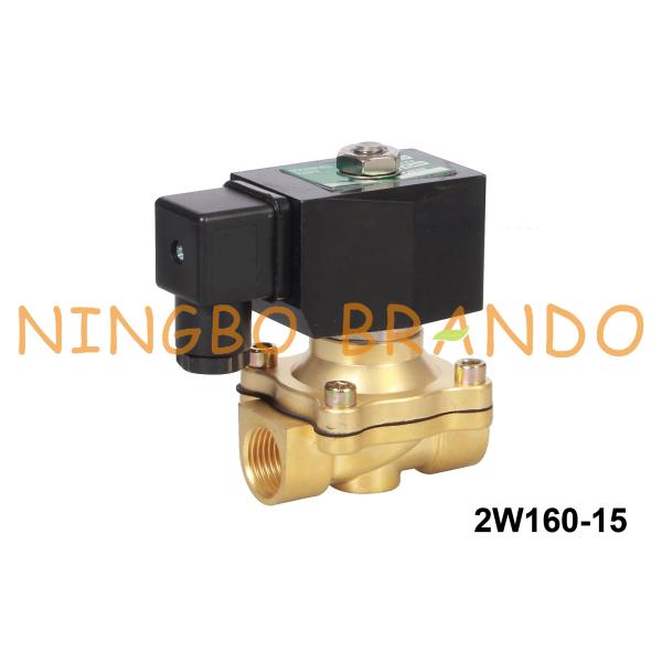 Buy 1/2'' Brass Water Solenoid Valve 2 Way Normally Closed 24V 220V at wholesale prices