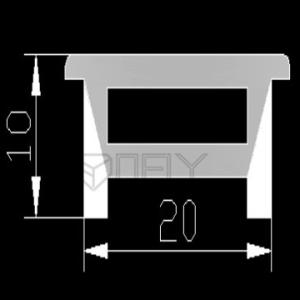 Silicone Neon Tube 20*10mm Multiple Decorative Lighting 360 Degree Flexible LED