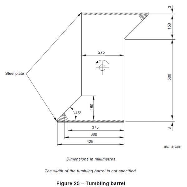 5rpm Tumbling Barrel Tester