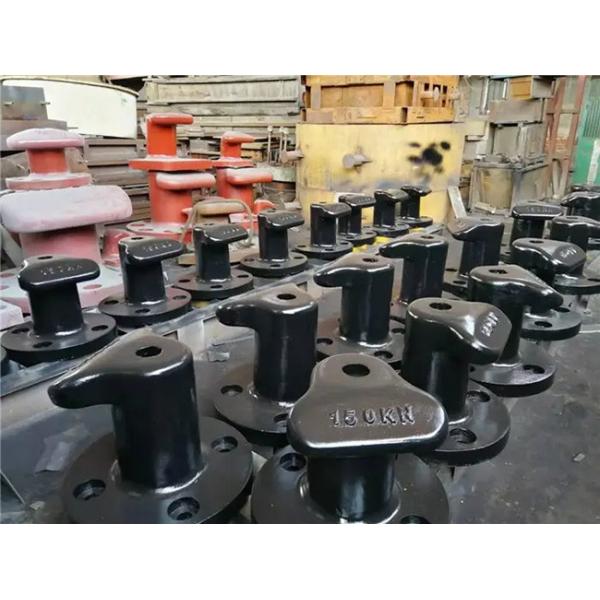 Cast Iron QT450 Tee Head Bollard 2000KN For Ships ISO9001