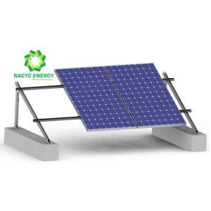 Quality Flat Rooftop PV Panel Mounting Brackets / Solar PV Brackets Quick Installation for sale