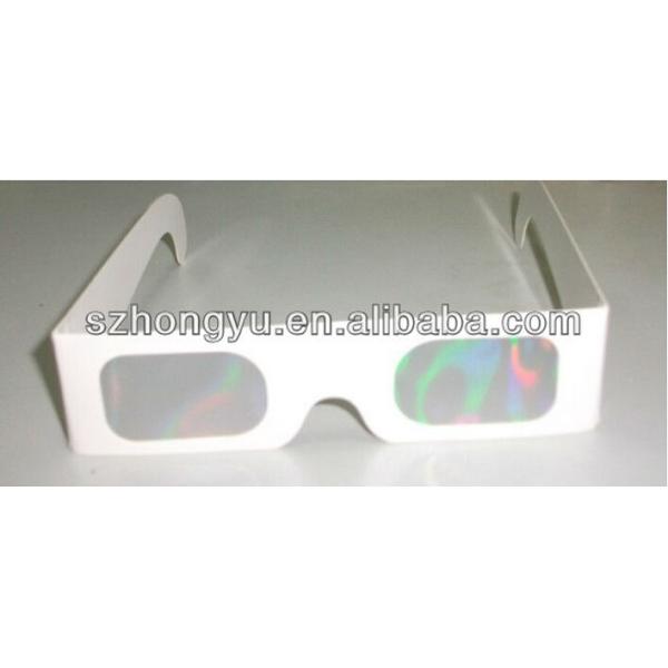 Most Popular 13500 Lines Per Inch Plastic Diffraction Glasses Customized Printing
