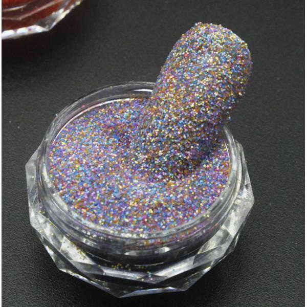 Drewing Nail Crystal Diamond Powder and Tweed Powder Delicate Rose Sea Salt Fingernail Mixed with Polarizing Powder