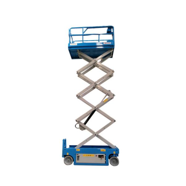 Buy AWP Hydraulic Lift Table , Aerial Work Platform Anti Slipping Four Wheels at wholesale prices