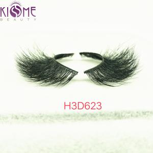 Comfortable Dramatic Natural Looking Mink Lashes Blending Seamlessly H3D623