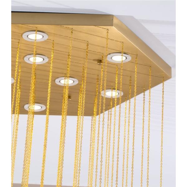 Hexagonal Shape Marble Ceiling Light White Modern Pendant Light 3000K