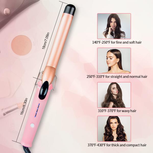 PTC Household Ceramic Hair Curler , Belt Clip 49W Marcel Curling Irons