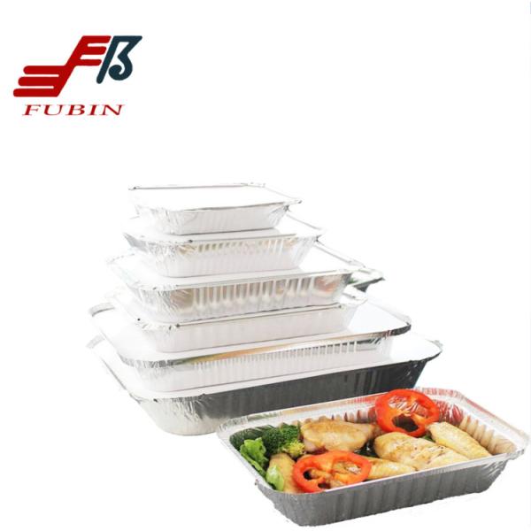 Buy Thickened Lunch Aluminum Foil Trays Barbecue Baking Box at wholesale prices