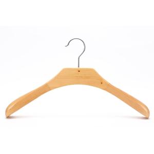 Betterall Natural Finish Extra-Wide Shoulder Wood Coat Hanger
