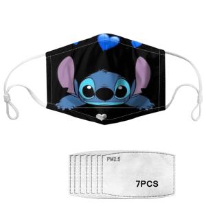 Quality Kids Anti Pollution Printed Face Mask With Widen Earband for sale