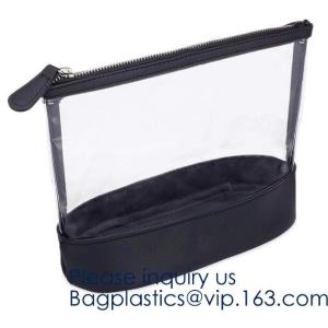 Zip Lock Transparent PVC EVA Cosmetic Bag,0.5mm Thickness Crystal Clear Eva