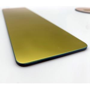 Optical Quartz Glass Plate Gold Layer