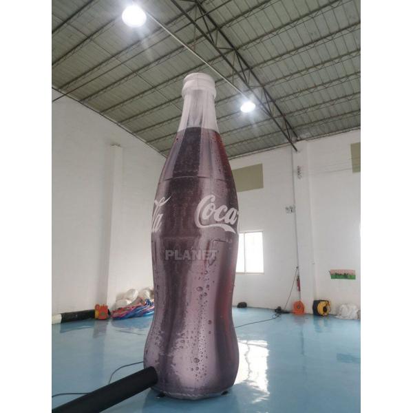 ASTM 4m Tall Advertising Inflatable Coca Cola Bottle