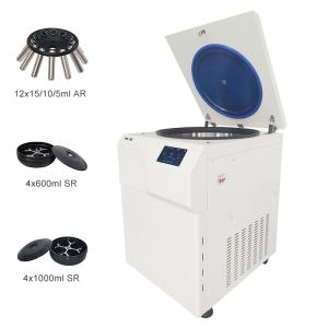 Vertical Large Volume Blood Centrifuge For 75mm 100mm Collection Tubes With LCD