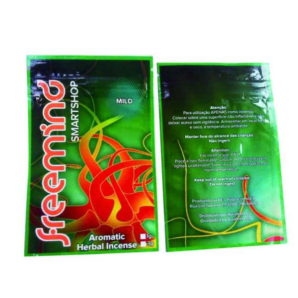 Wholesale custom printed small foil spice incense bags from China