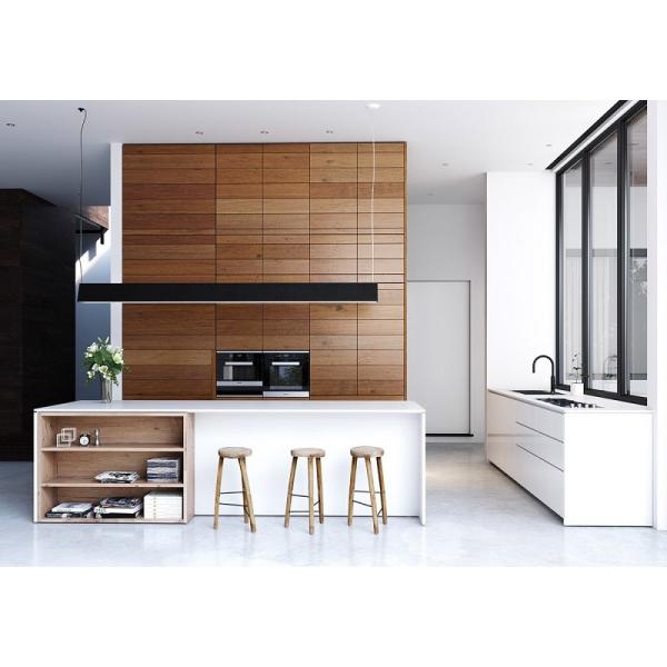 20mm Oak Modern Modular Kitchen Cabinets Muebles Cocina For Villa Use