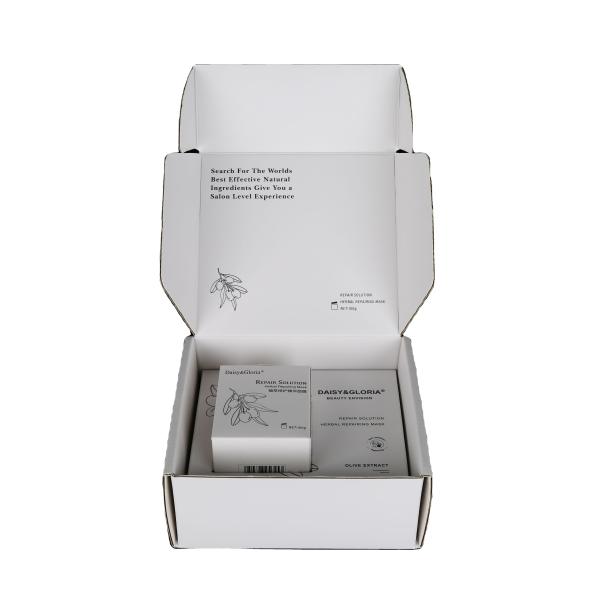 Square Custom Logo Magnetic Folding Gift Box Flat Pack Rigid Cardboard Coated Foil White Paper Foldable Cosmetic Packaging