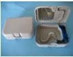Dental Clinic Use Disposable Plastic Denture Case With Lens
